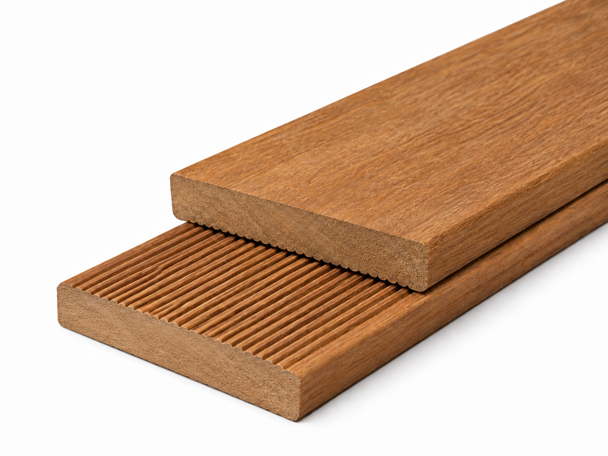 Bangkirai terasové prkno 21 × 145 mm – hladká/jemná drážka