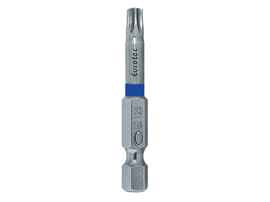 Eurotec nerezový dlouhý bit TX25 50 mm, modrý