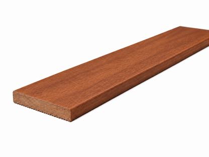 Merbau terasové prkno 21 × 145 mm – hladká/jemná drážka, E4E