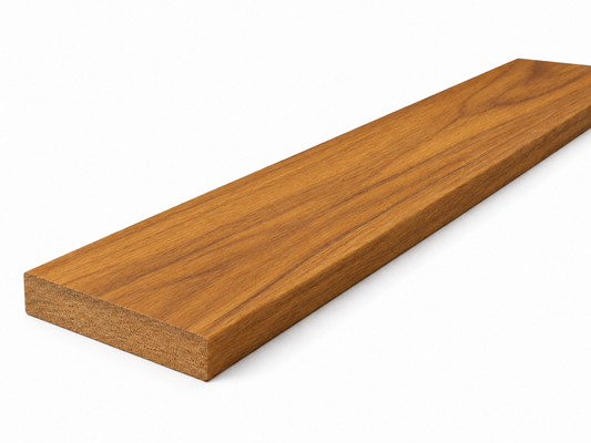 Teak terasové prkno 20 × 120 mm – hladká